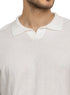 White Design 25 - F - Polo Neck T-Shirt - Khotwh